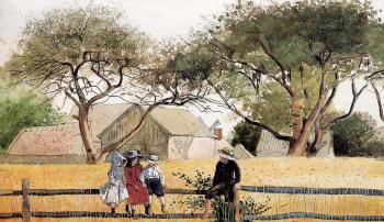 Winslow Homer : Children on a Fence